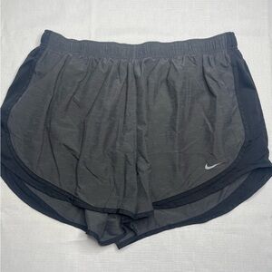 Women’s charcoal gray black lined running‎ shorts xxl 2xl